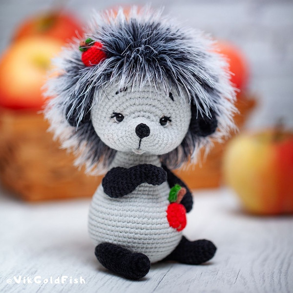 Crochet toy patterns hedgehog