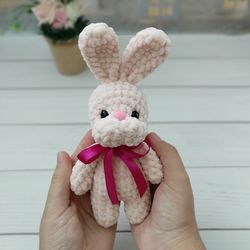 bunny toy,plush bunny,crochet bunny,plush toy