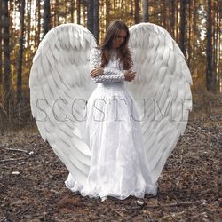 Large angel wings costume, cosplay wings, wedding wings, flexible wings