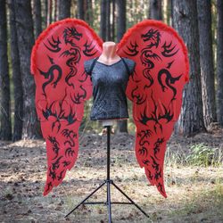 Large angel wings costume, cosplay wings, flexible wings, cosplay wings