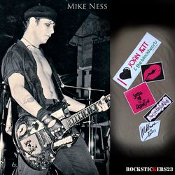 Mike Ness guitar stickers Gibson SG replica vinyl decal Social Distortion, Joan Jett