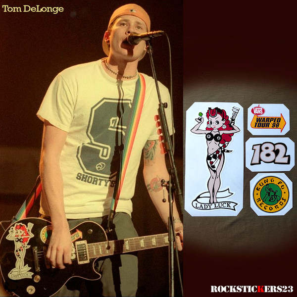 Tom DeLonge gibson stickers guitar decal blink.png