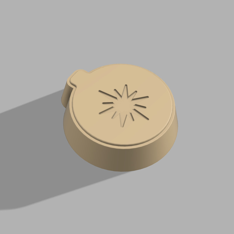 Christmas bauble Bath Bomb Mold 3D model