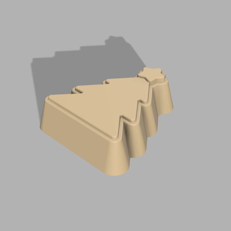 Christmas tree Bath Bomb Mold 3D model