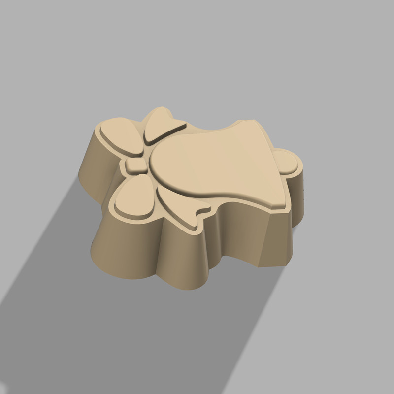 Bell Bath Bomb Mold 3D model