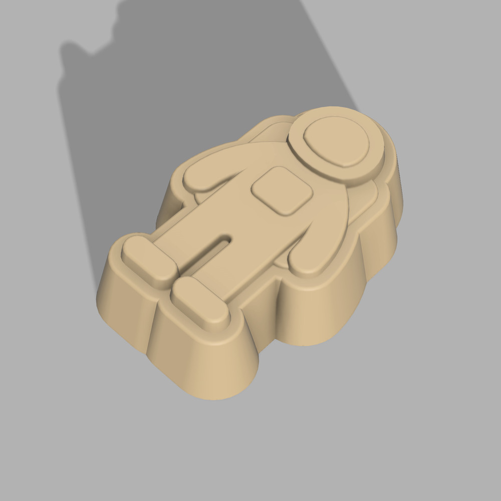 Astronaut Bath Bomb Mold 3D model