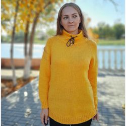 hand knit chunky sweater alpaca for women ready to ship , fall clothes , womens clothes , handmade sweater , fall