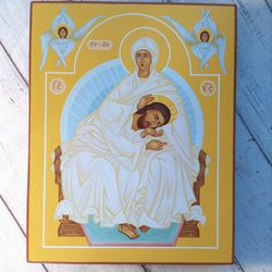 Theotokos | Hand painted icon | Orthodox icon | Religious icon | Christian supplies | Orthodox gift