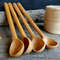 Handmade wooden spoon from natural beech wood with long handle - 07