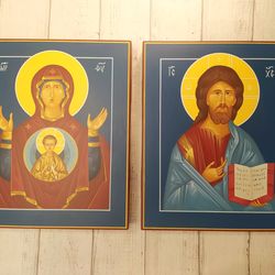 Wedding Icons | Hand-painted icon | Christian icon | Christian | Orthodox icon | Byzantine icon