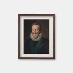 Portrait of a man - Vintage oil painting, 1600s