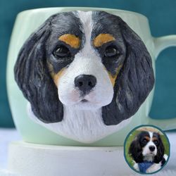 Custom dog portrait mug - Dog lover gift - Dog parent gift - Dog mom gift
