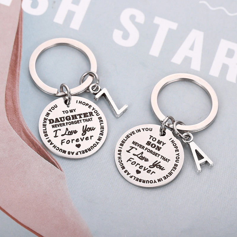 Engraved name keychain gift for kids