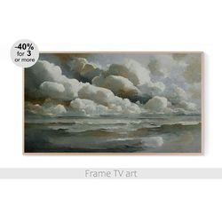 samsung frame tv art digital download 4k, frame tv art seascape, samsung frame tv art beach, frame tv art ocean  | 624