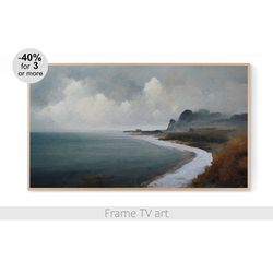 Samsung Frame TV art Digital Download 4K, Frame TV art seascape, Samsung Frame TV Art Beach, Frame TV art ocean  | 621