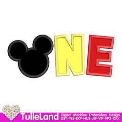 ONE Mouse Birthday 1st  Birthday I'm ONE Mouse Birthday Oh TWOdles Oh Toodles Design applique for Machine Embroidery