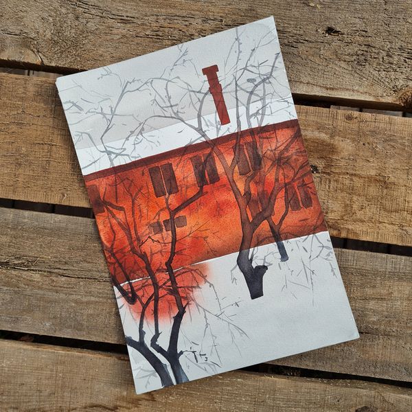 Winter-watercolor-painting-landscape-burnt-orange-art-5.jpg