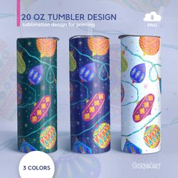 Christmas 20oz Skinny Tumbler Sublimation Design, PNG Digital Download