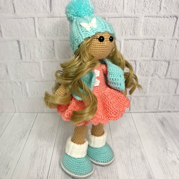 Beautiful Crochet Doll Pattern, Amigurumi Toy Tutorial - Inspire Uplift