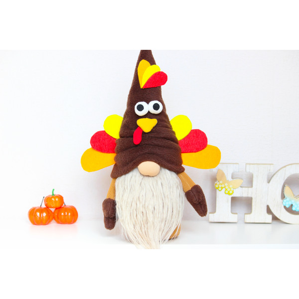Turkey Gnome_Thankgiving decor_Animal Nursery Decor.jpg