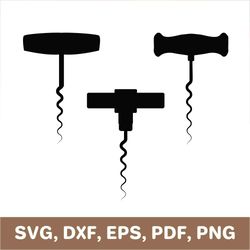corkscrew svg, corkscrew dxf, corkscrew png, corkscrew cut file, corkscrew template, corkscrew laser cut, cricut, svg
