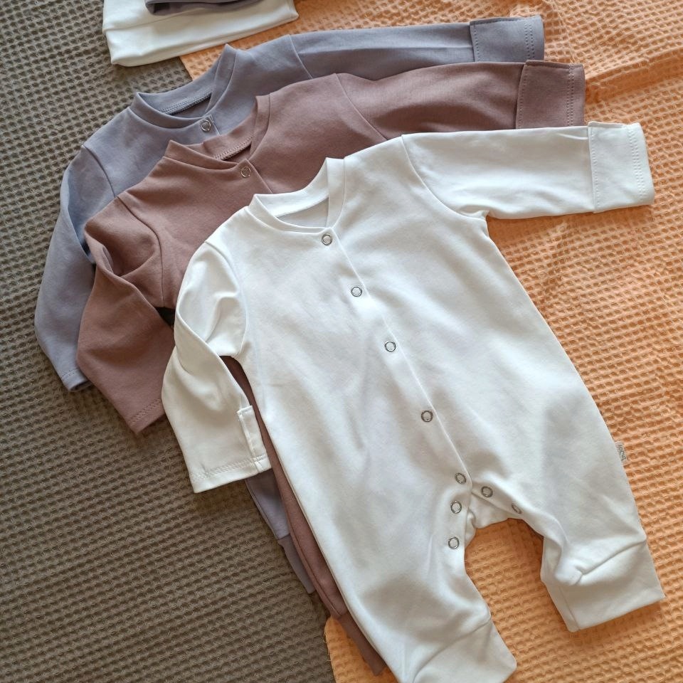 Clothing Unisex Kids Clothing Unisex Baby Clothing Clothing Sets Gr 62; 3 pcs Babyset "Stars" grey/Grey 