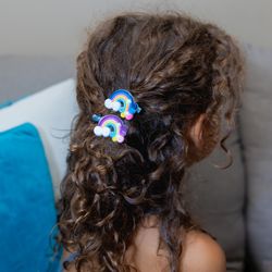 Girls Hair clip set - Soft Acrylic 10 pack set