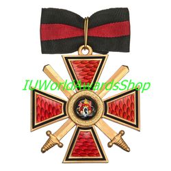Order of St. Vladimir II degree with swords. Russian empire. Copy LUX