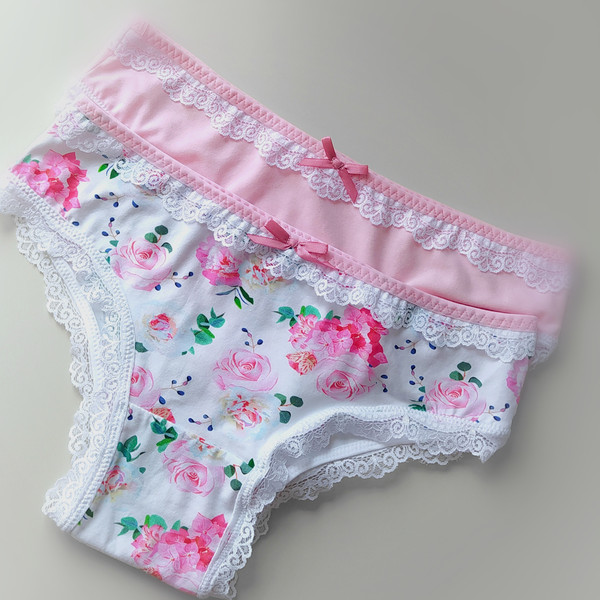 Feminize Organic Underwear with lace ruffles by Lola Lingeri - Inspire  Uplift