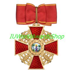 Order of St. Anne, 1st class. Russian empire. Copy LUX