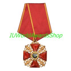 Order of St. Anne III degree. Russian empire. Copy LUX