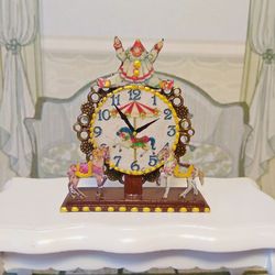 Dollhouse clock. Imitation.1:12 scale.
