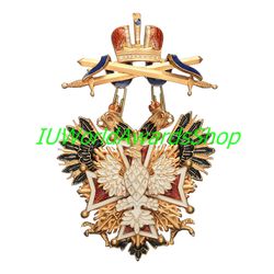 Order of the White Eagle with swords. Russian empire. Copy LUX