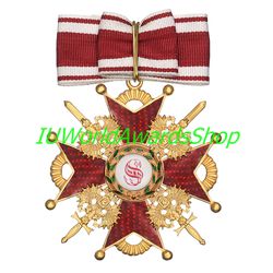Order of St. Stanislaus, 1st class with swords. Russian empire. Copy LUX