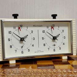 Antique Soviet Chess Clock Jantar. Mechanical Chess Clock USSR