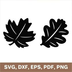Fall leaves svg, autumn leaves svg, thanksgiving day leaves template, fall leaves dxf, autumn leaves dxf, Cricut, SVG
