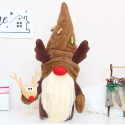 Christmas Gnome Reindeer with red nose