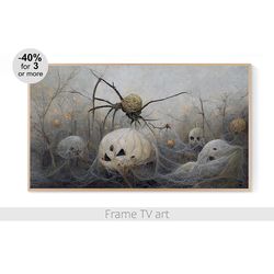 Samsung Frame TV Art Halloween, Frame Tv art spooky, Frame Art Tv fall autumn, Frame TV Art Digital Download 4K | 659