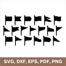 Flag pins svg, flags svg, flags dxf, flags template, flags cutout, flags cut file, flags png, flags pdf, flags vector