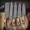 Handmade Damascus Chef Knife Set Of 5 Pcs With leather Sheath Father's Day Gift Groomsmen Gift BBQ.jpeg