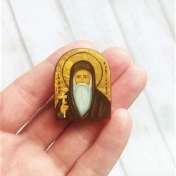 Saint Kyrillos | Orthodox icon for travellers | Orthodox icon | Holy Icons | Hand-painted icons | Christian supplies
