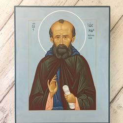 Joseph Volotsky | Hand-painted icon | Religious gift | Orthodox icon | Christian gift | Byzantine icon | Holy Icon