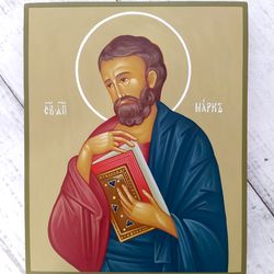 Apostle Mark | Hand-painted icon | Religious gift | Orthodox icon | Christian gift | Byzantine icon