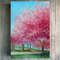 blossom pink trees oil painting impasto art.jpg