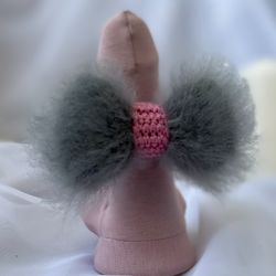 Penis ring. Adult fur sex toy. Penis bow. Erotic dick bow.