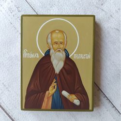 Saint Pavel | Hand painted icon | Orthodox icon | Religious icon | Christian supplies | Orthodox gift | Holy icon