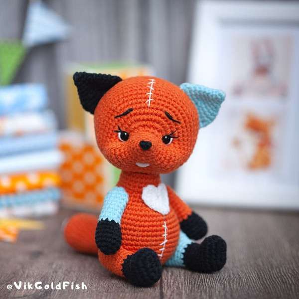 Crochet fox pattern