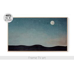 Frame TV Art digital download, Samsung Frame TV art landscape boho, Modern abstract mountain art 4k for Frame TV | 668