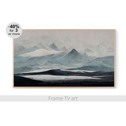 Frame TV art digital download 4K, Samsung Frame Art TV landscape, Frame Art TV absrtact painting farmhouse | 672