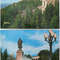 4 YALTA USSR vintage color photo postcards set views of town 1984.jpg